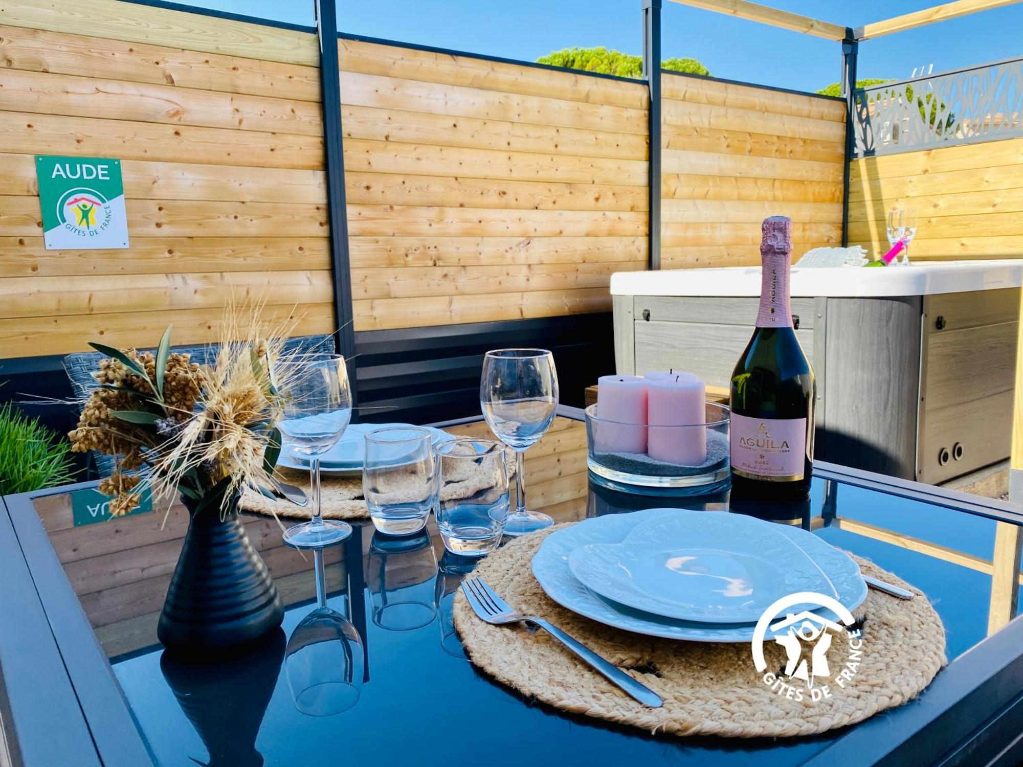 Gite & Spa Le Villemachois - 4 Etoiles - Jacuzzi Couvert - Calme Et Independant - Clim - Parking - 5 Min Carcassonne Villemoustaussou Buitenkant foto