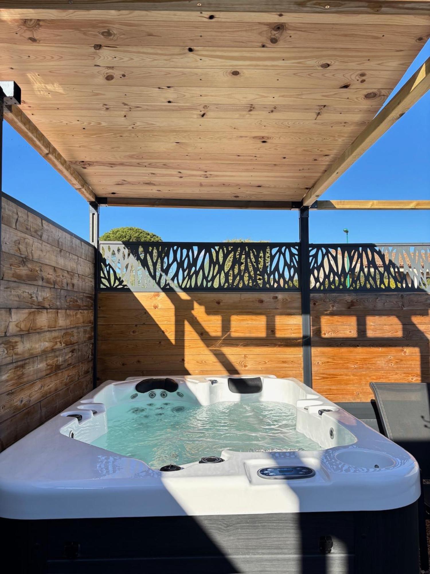Gite & Spa Le Villemachois - 4 Etoiles - Jacuzzi Couvert - Calme Et Independant - Clim - Parking - 5 Min Carcassonne Villemoustaussou Buitenkant foto