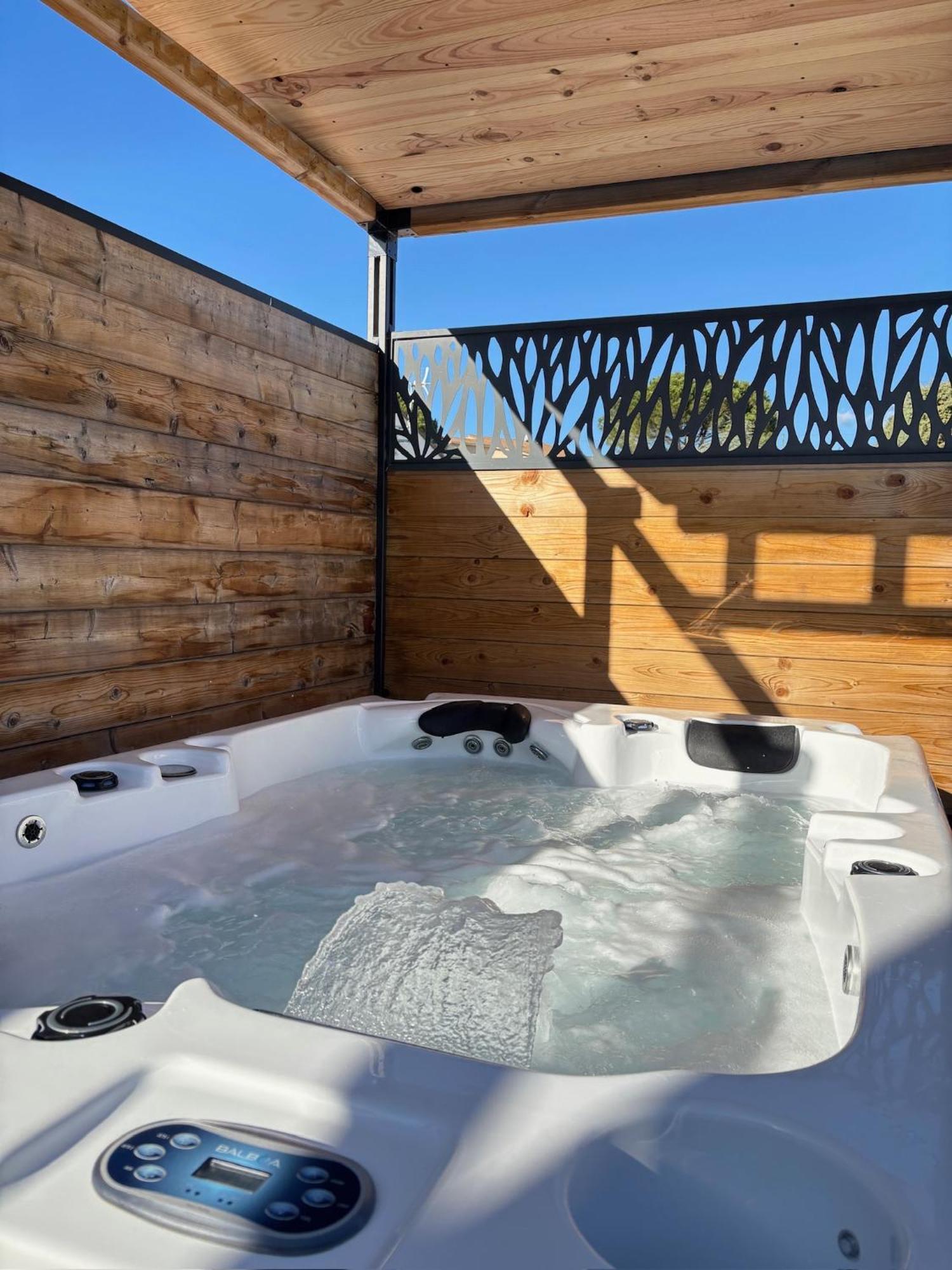 Gite & Spa Le Villemachois - 4 Etoiles - Jacuzzi Couvert - Calme Et Independant - Clim - Parking - 5 Min Carcassonne Villemoustaussou Buitenkant foto